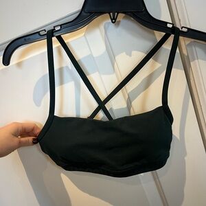 Women's green Fleo Chloe Sports Bra